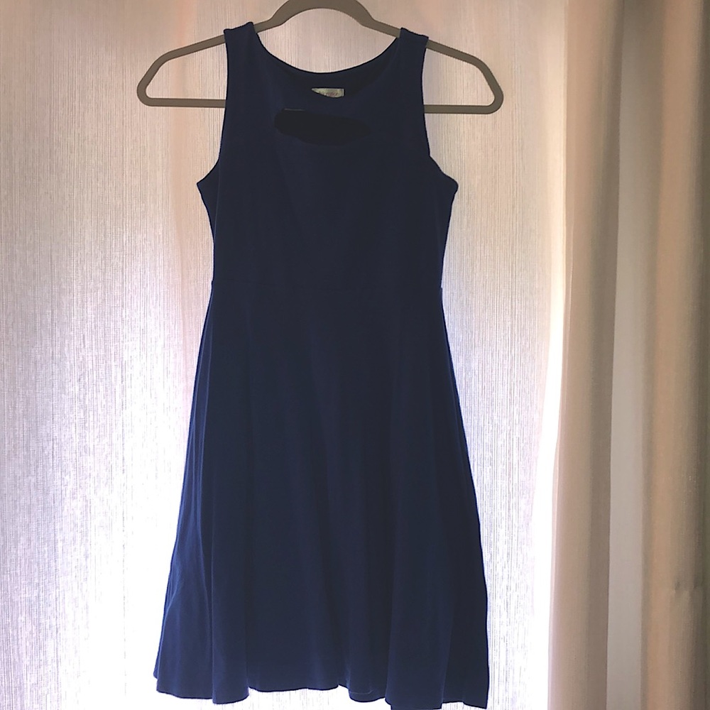 Xhilaration blue skater dress (target)